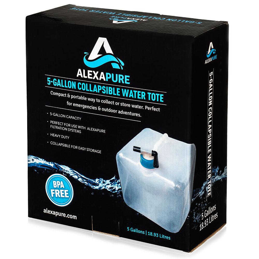 Alexapure 5Gallon Collapsible Water Container Pure Filter Canada