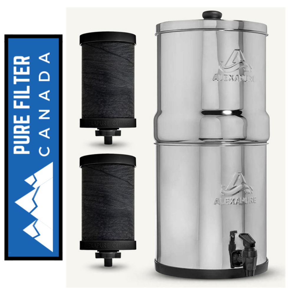 Alexapure Pro Stainless Steel Water Filter Filtration System NEW